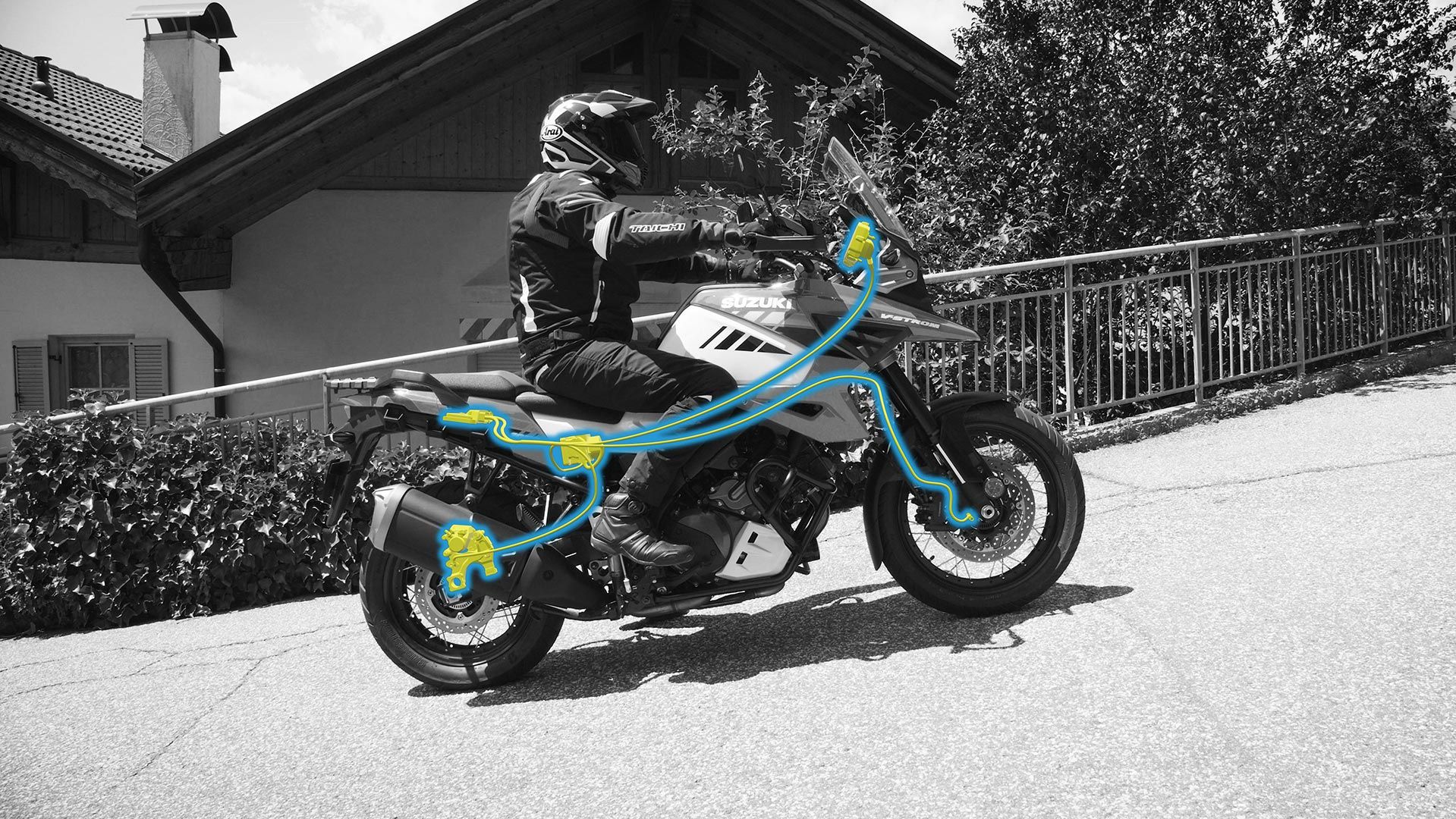 SUZUKI V STROM 1050XT Visszagurulás gátló 31