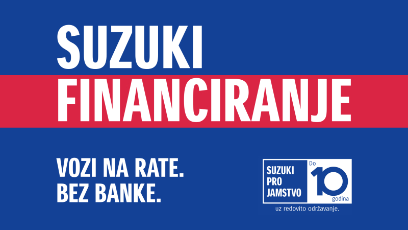 Revolucija na trži&scaron;tu: &bdquo;Odaberi, plati trećinu i vozi kući! Novi Suzuki nikad nije bio dostupniji&ldquo;